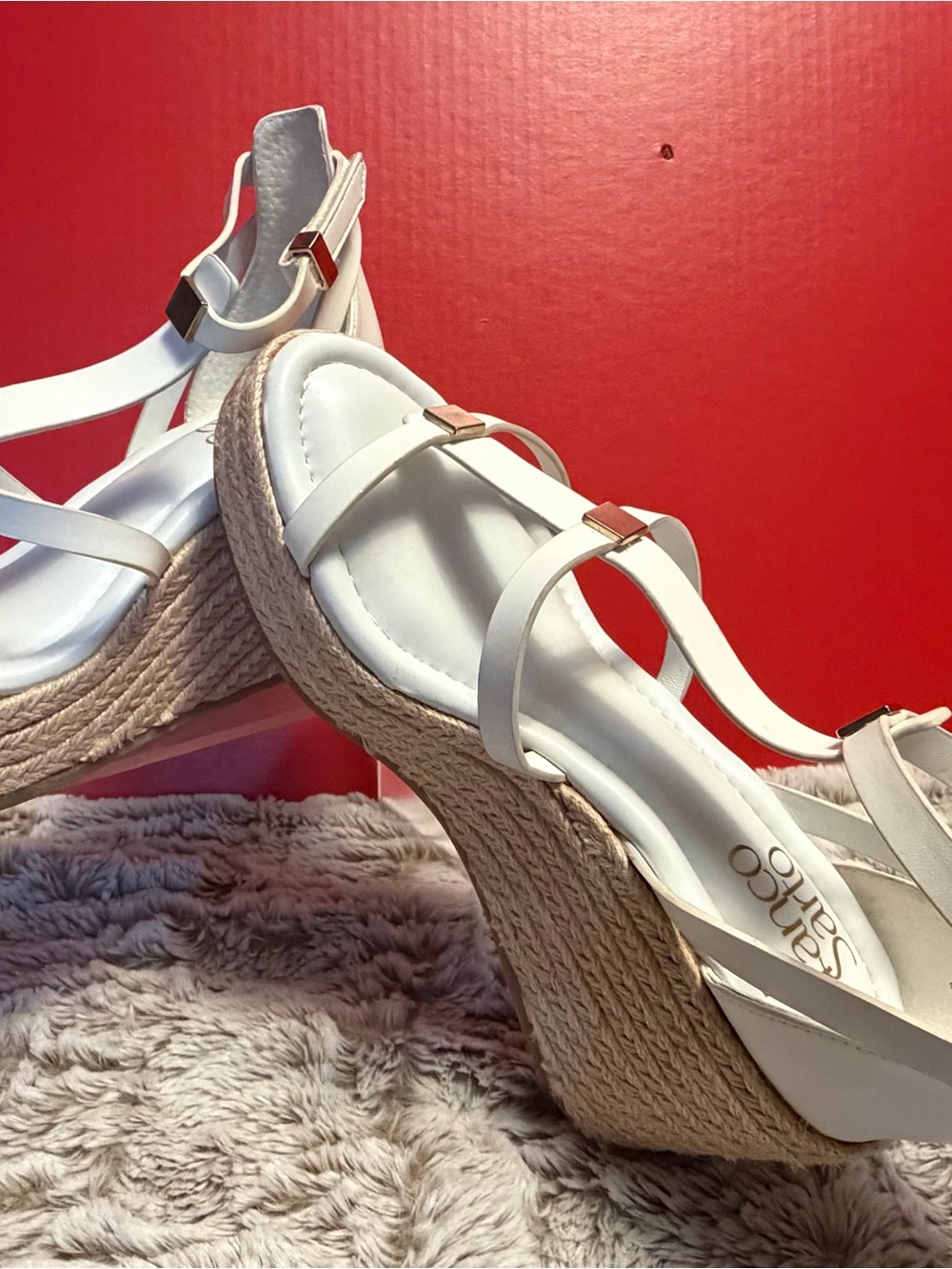 Franco Sarto Pana Espadrilles Wedge Sandals - Picture 2 of 8